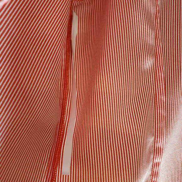 Pinstriped Button Up Sleeveless Blouse in Medium - Picture 2 of 8
